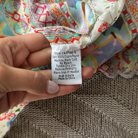 Johnny Was Printed Gorgeous Kimono - Picture 9 of 9